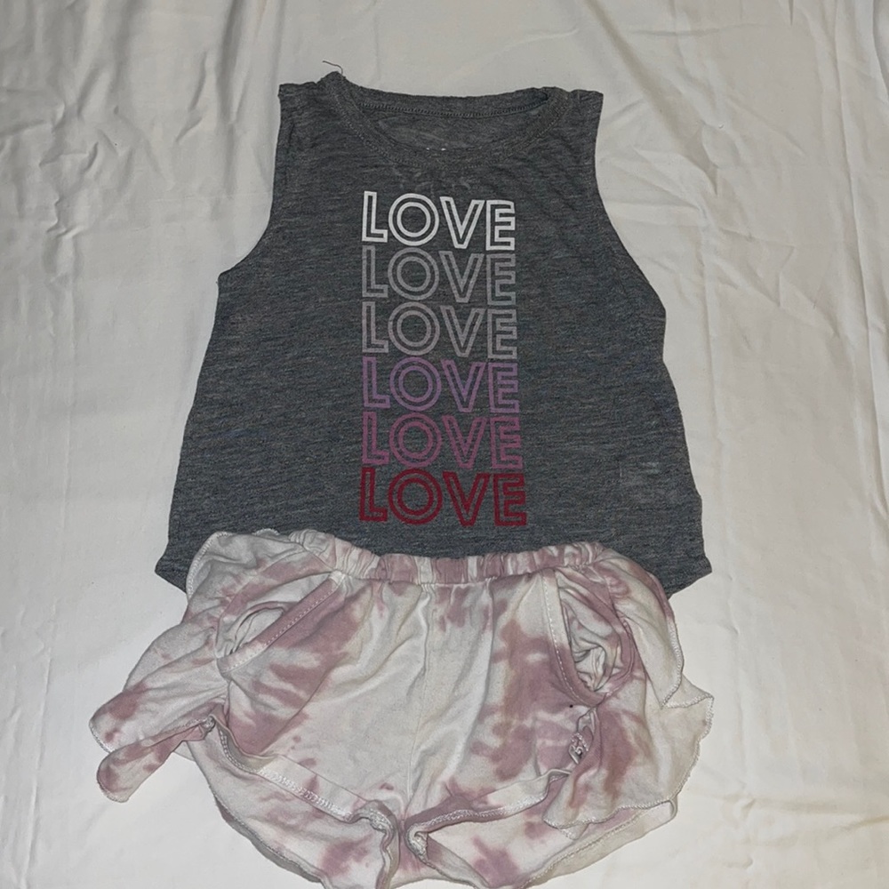 Chaser tank and shorts ser